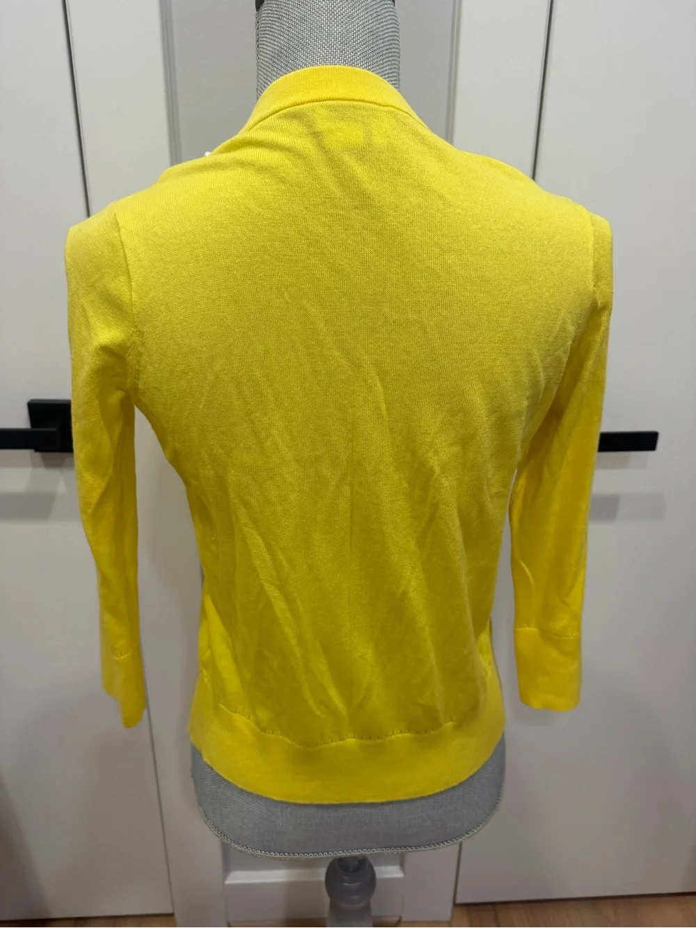 kate spade Yellow Pearl-Trim Cardigan